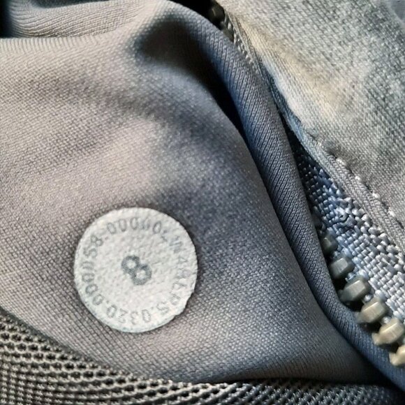 Lululemon Define Jacket Womens 8 Gray Garment Dye Washed Luna Luxtreme Fitted - Picture 8 of 12